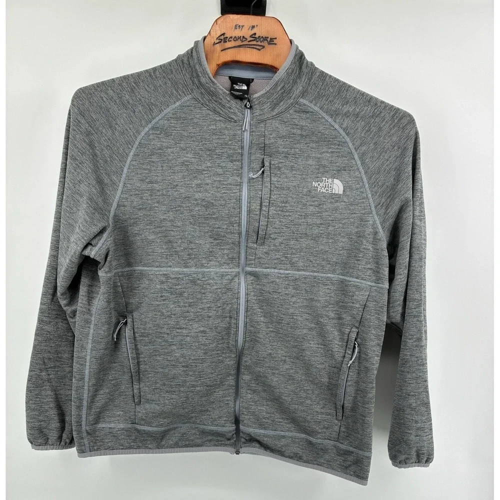 The North Face Skyline Full Zip Fleece Jacket Mens XXL Grey Heather NF0A5G9V